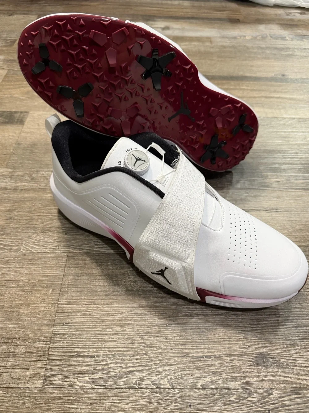 Nike Air Jordan Rev Golf Shoes White Black Team Red FV6338-104